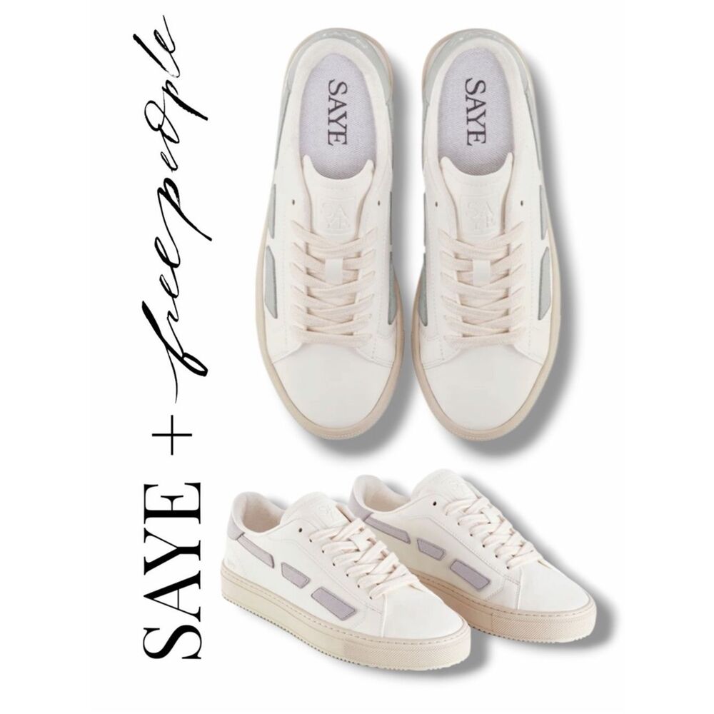 SAYE MODELO 89 Cream & Light Gray Sneakers in the Size US 9-9.5/EU 40